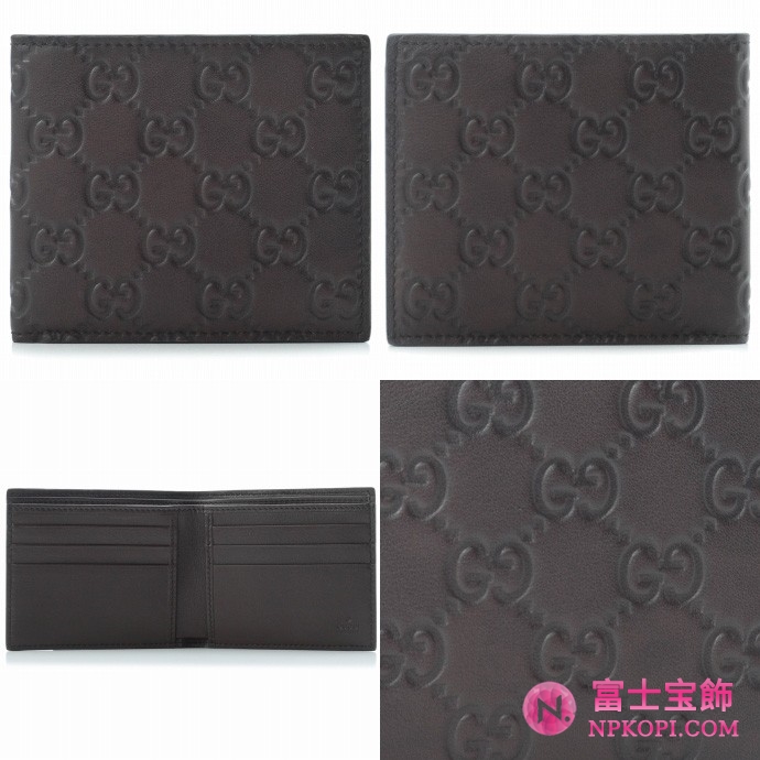 GUCCI/グッチ AVELグッチシマGG柄2つ折りコンパクト財布 145754 A0V1R 2019 